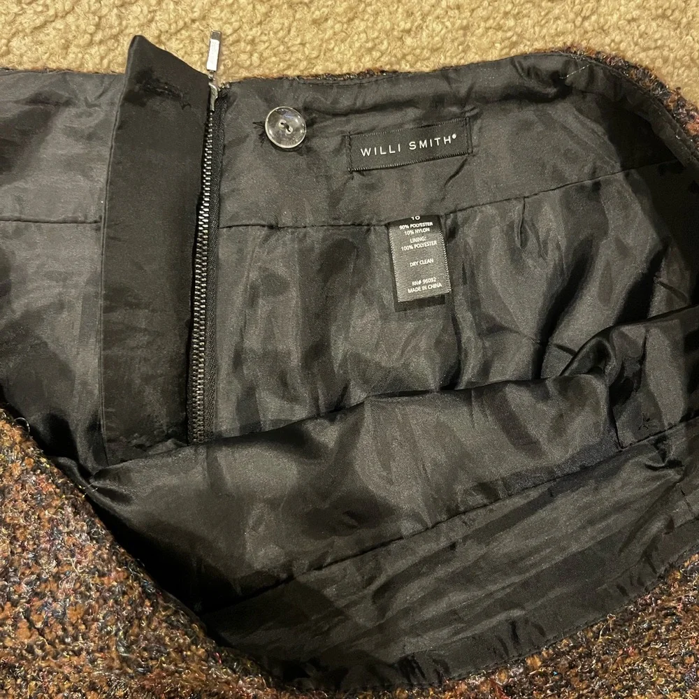 Willie Smith Lined Skirt size 10 - Picture 3 of 3